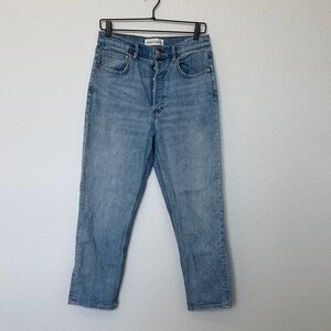 Denim Forum The Arlo High Rise Straight Jeans